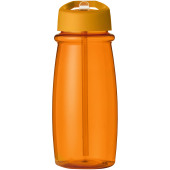 H2O Active® Pulse 600 ml drikkeflaske og låg med hældetud - Orange