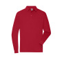Men's Workwear-Longsleeve Polo - red - XL
