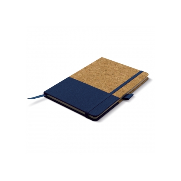 Kurk notitieboek A5 - Donker Blauw