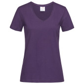 Stedman T-shirt V-Neck Classic-T SS for her 2695c deep berry M