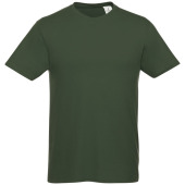Heros heren t-shirt met korte mouwen - Legergroen - 2XL