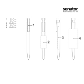 senator® Liberty Polished Basic Antibac balpen