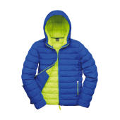Snow Bird Hooded Jacket - Ocean Blue/Lime Punch - M
