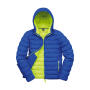 Snow Bird Hooded Jacket - Ocean Blue/Lime Punch - S