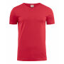 Printer Heavy V t-shirt Red S