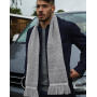 Classic Knitted Scarf - Heather Grey