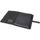 SCX.design O17 A4 notitieboek met oplichtend logo - Zwart/Wit