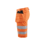 High Vis short met stretch en gereedschapszakken High Vis short met stretch en gereedschapszakken