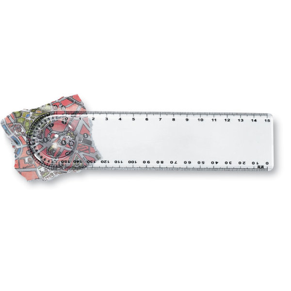LASTA - Ruler with magnifier