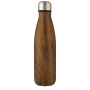 Cove 500 ml vacuüm geïsoleerde roestvrijstalen fles met houtprint - Hout