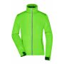 Ladies' Sports Softshell Jacket - bright-green/black - S