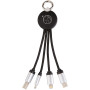 SCX.design C16 ring light-up cable - Solid black/White