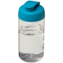 H2O Active® Bop 500 ml sportfles met flipcapdeksel - Transparant/Aqua blauw