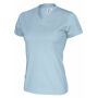 Cottover Gots T-shirt V-neck Lady sky blue XS
