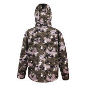 Camo TX Performance Hooded Softshell - Camo Charcoal - XS