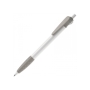 Balpen Cosmo grip hardcolour - Wit / Zilver