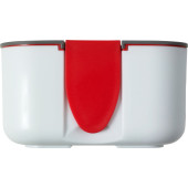 PP en siliconen lunchbox Veronica rood