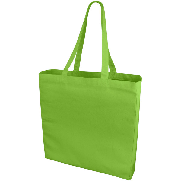 Odessa 220 g/m² cotton tote bag 13L - Lime