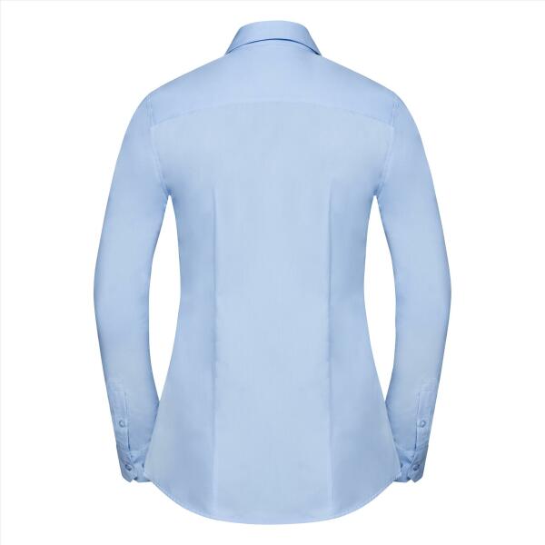 Ladies L/S Tailored Coolmax® Shirt, Light Blue, 3XL, RUS