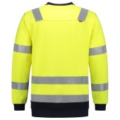 Sweater Multinorm Bicolor 303002 Fluor Yellow-Ink XXL