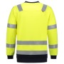 Sweater Multinorm Bicolor 303002 Fluor Yellow-Ink XS