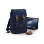 Vintage Laptop Backpack - French Navy - One Size