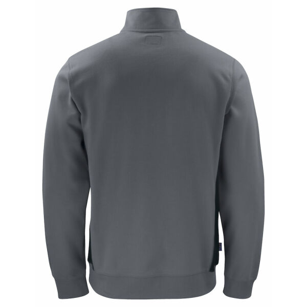 2128 Sweatshirt 1/2 zip Grey 4XL