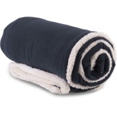 Plaid van sherpa Night Navy One Size