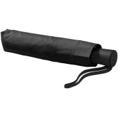 Wali 21" foldable auto open umbrella - Solid black