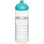 H2O Active® Treble 750 ml sportfles met koepeldeksel - Transparant/Aqua blauw