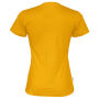 Cottover Gots T-shirt V-neck Lady yellow S