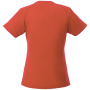 Amery cool fit V-hals dames t-shirt met korte mouwen - Oranje - XXL