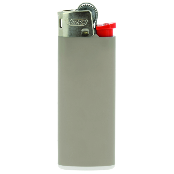 BIC® J25 Standaard aansteker J25 Lighter BO Grey_BA white_FO red_HO chrome