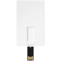 Slim card-shaped 4GB USB flash drive - White