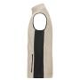 Men's Workwear Fleece Vest - STRONG - - stone/black - S