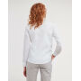 Ladies' Cotton Poplin Shirt LS - White - XS (34)