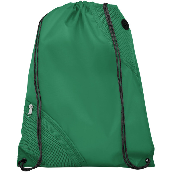 Oriole duo pocket drawstring backpack 5L - Green