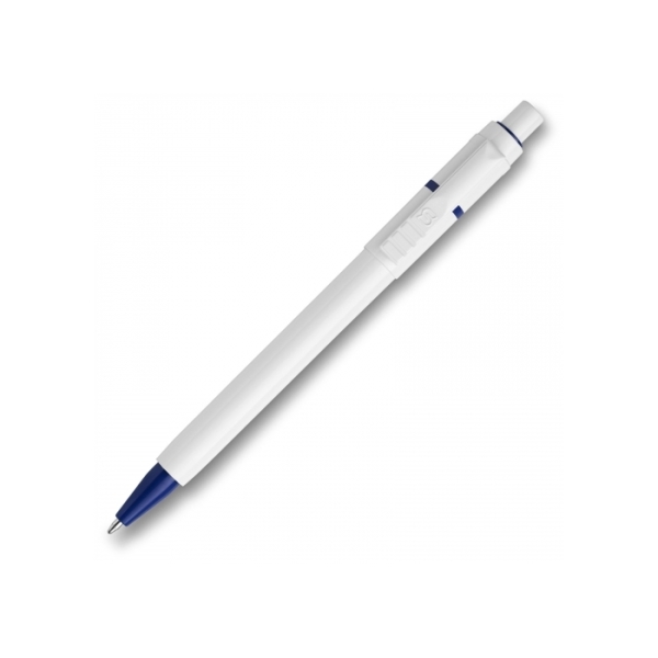 Ball pen Baron hardcolour (RX210 refill) - White / Dark Blue