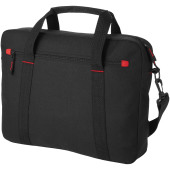 Vancouver 15.4'' laptop tas - Zwart/Rood