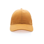 Impact AWARE™ 6 panel 280gr gerecycled katoenen cap, sundial oranje