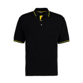 Men's Classic Fit St. Mellion Polo - Black/Yellow - 2XL