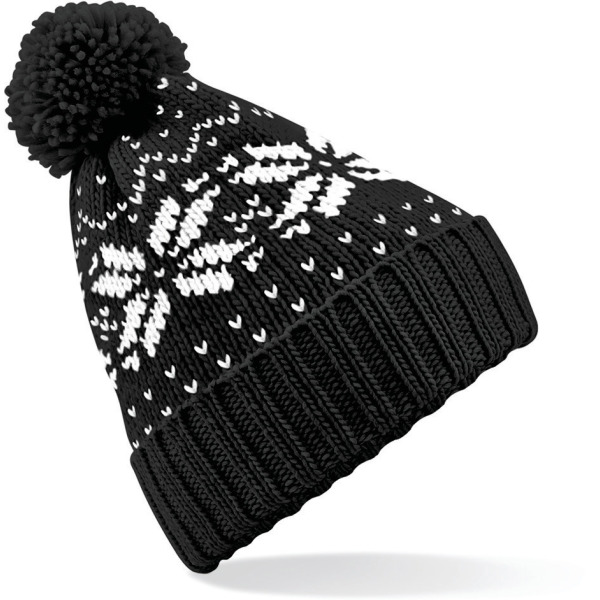 Muts Snowstar® jacquard Black / White One Size