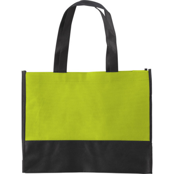 Nonwoven (80 gr/m²) shopping bag Brenda lime