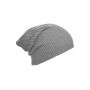 MB7955 Knitted Long Beanie - light-grey-melange - one size