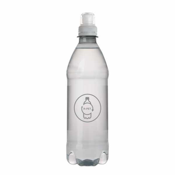 bronwater in 100% gereycleerd plastic (RPET) flesje 5000ml met sportdop