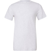 Men triblend Crew Neck T-shirt White Fleck Triblend L