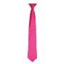 'Colours' Satin Clip Tie, Hot Pink, ONE, Premier