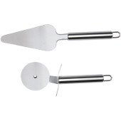 Tagly 2 delige pizzaset - Zilver