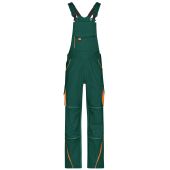Workwear Pants with Bib - COLOR - - dark-green/orange - 60