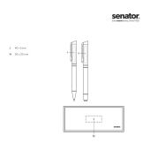 senator® Tizio Set (balpen+ Rollerball)